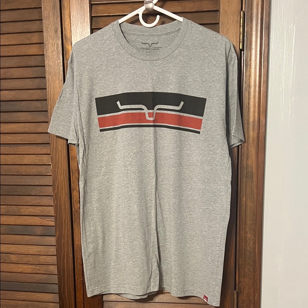 Kimes Ranch Gray and Black Graphic Tee